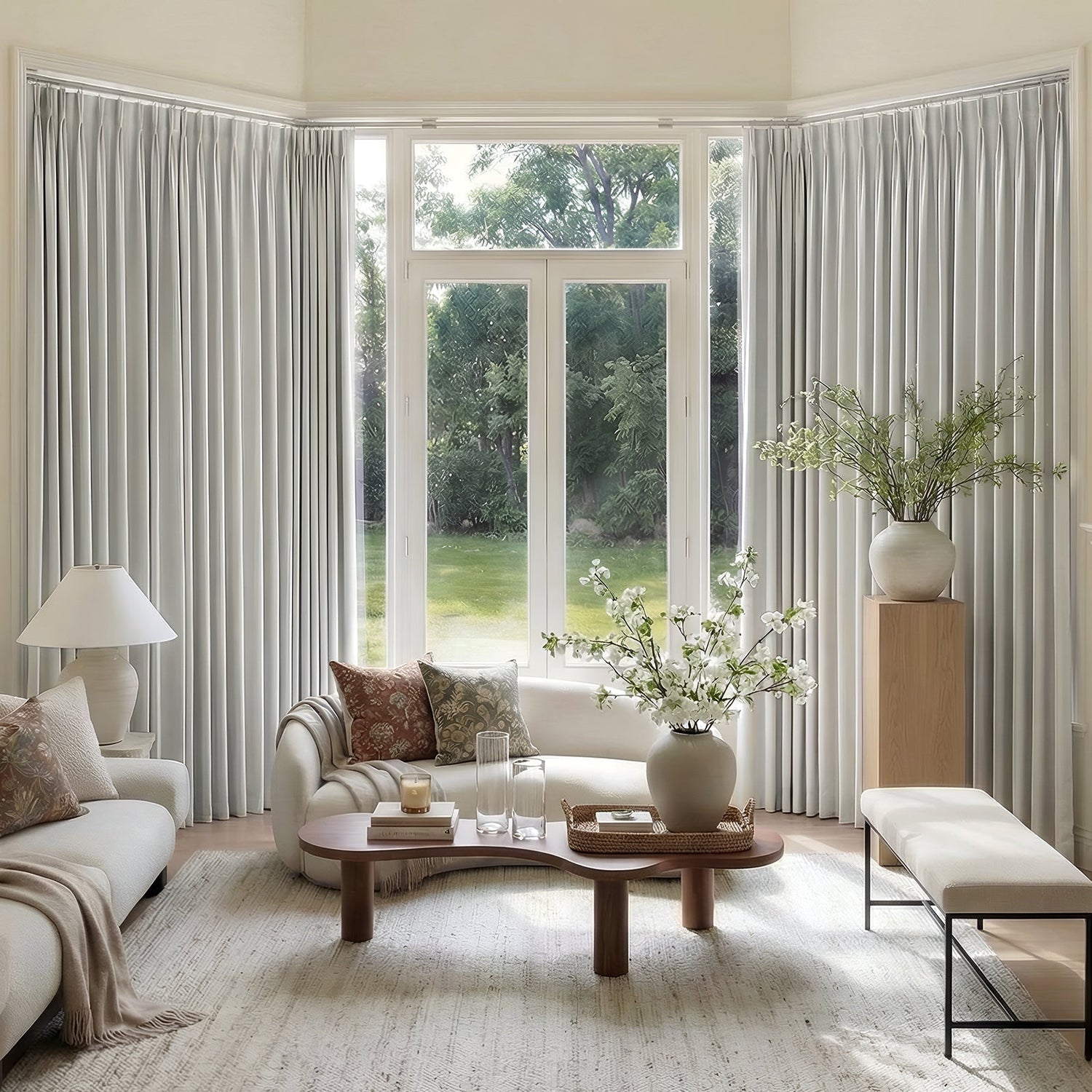 Arden Satin 100% Blackout Curtain - Joydeco UK