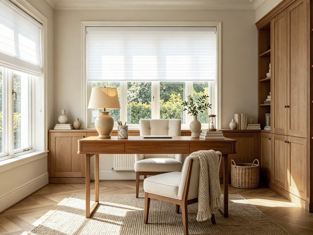 Sutton No-Drill Blackout Roller Blind - Joydeco UK