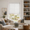 Parker Light Filtering No-Drill Dual Layer Zebra Blind