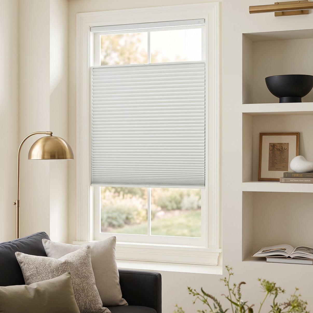 Briar Cordless No-Drill Top Down Bottom Up Blackout Cellular Blind - Joydeco UK