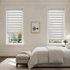 Milo Linen Light Filtering No-Drill Zebra Blind