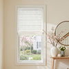 Braden Cotton Linen Light Filtering No-Drill Roman Blind