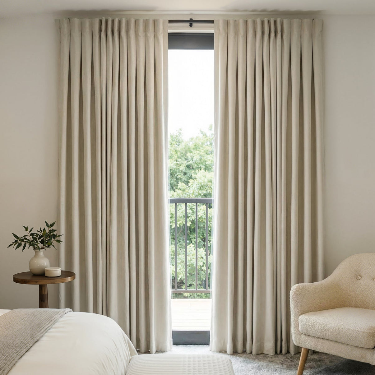 Everly Heavyweight Chenille Room Darkening Curtain - Joydeco UK