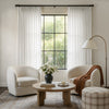 Meadow Geometric Sheer Curtain - Joydeco UK