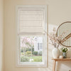 Braden Cotton Linen Light Filtering No-Drill Roman Blind