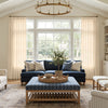 Emery Linen Light Filtering Curtain