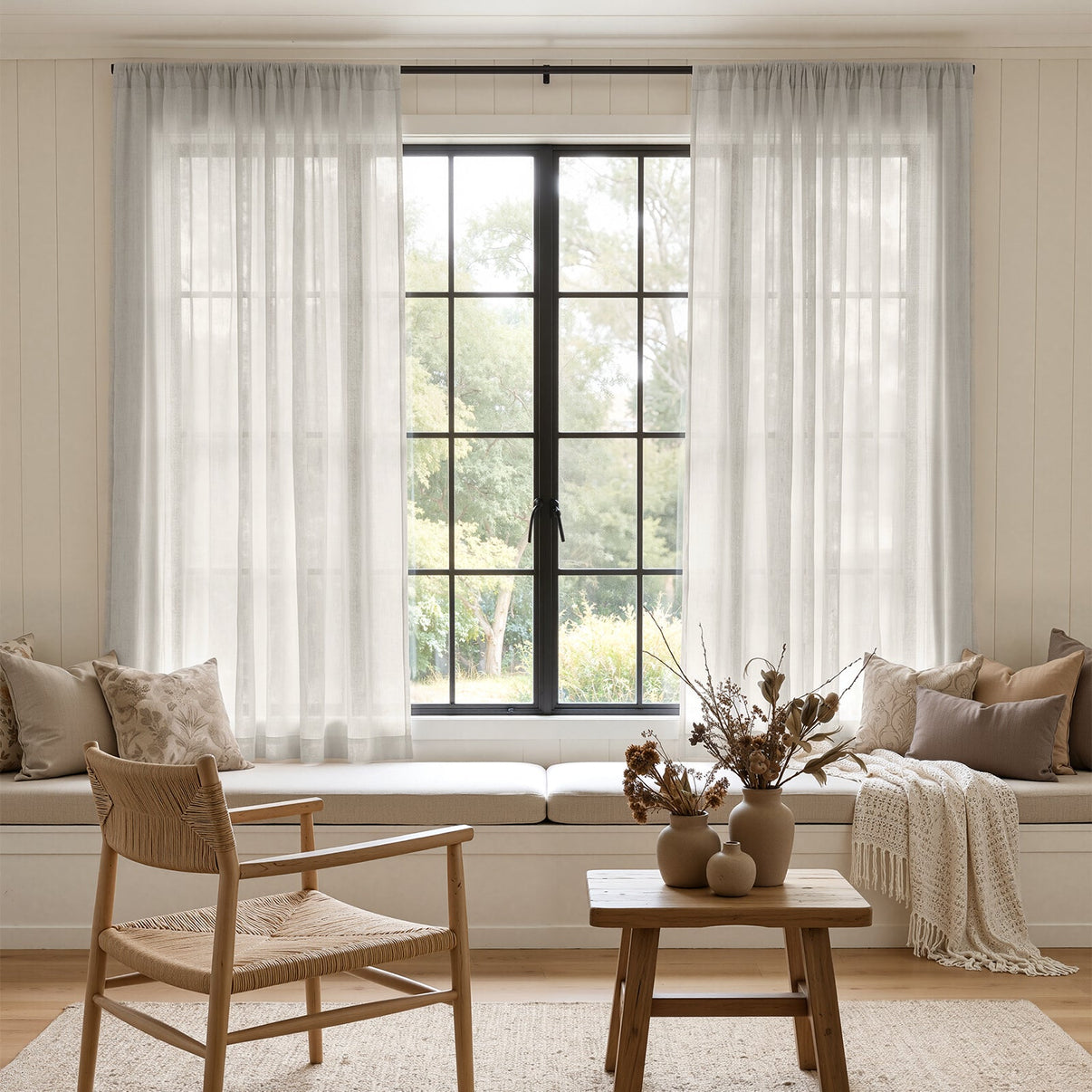 SemiLite Custom Semi-Sheer Curtain - Joydeco UK