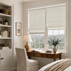 Haven Linen Blend 100% Blackout Roman Blind