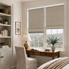 Haven Linen Blend 100% Blackout Roman Blind
