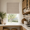 Clara Textured Light Filtering No-Drill Roman Blind
