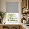 Clara Textured Light Filtering No-Drill Roman Blind