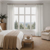 Hayes Slub Yarn Cross Weave Linen Look Curtain
