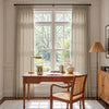 Avery Textured Linen Blend Light Filtering Curtain
