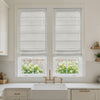 Oak Cotton Linen Semi-Blackout No-Drill Roman Blind